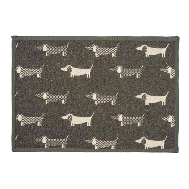 Pet Bowl Mat - Dachshund