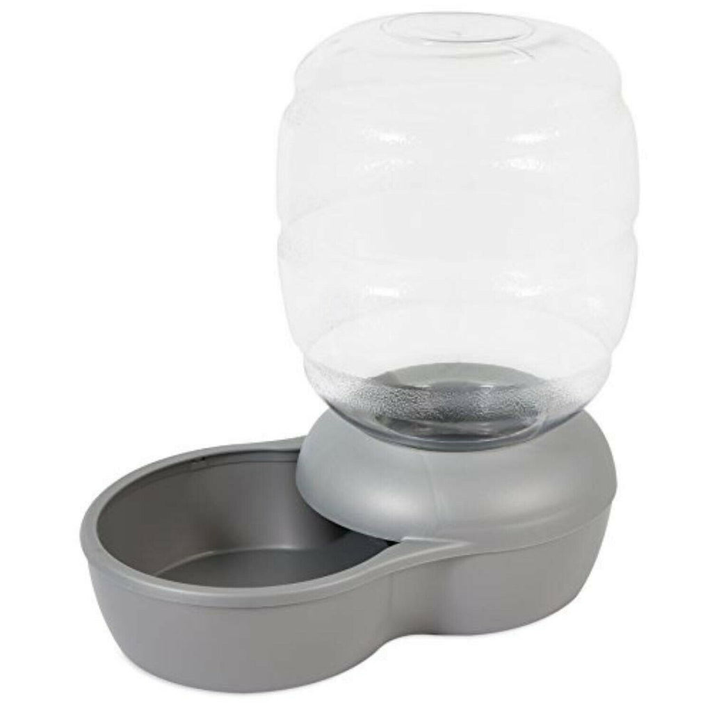 Gravity Waterer for Cats and Dogs -Pearl Silver Grey