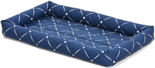 Midwest Quiet Time Ashton Bolster Bed, Blue