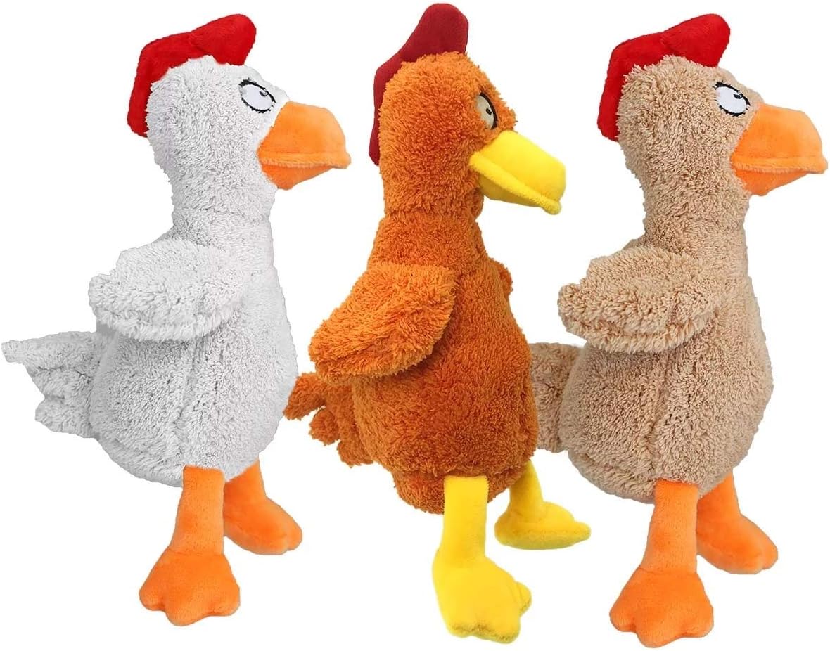 Rodney Rooster Dog Toy, Assorted