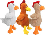 Rodney Rooster Dog Toy, Assorted