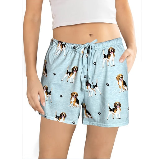 Beagle Pajama Shorts -Soft!