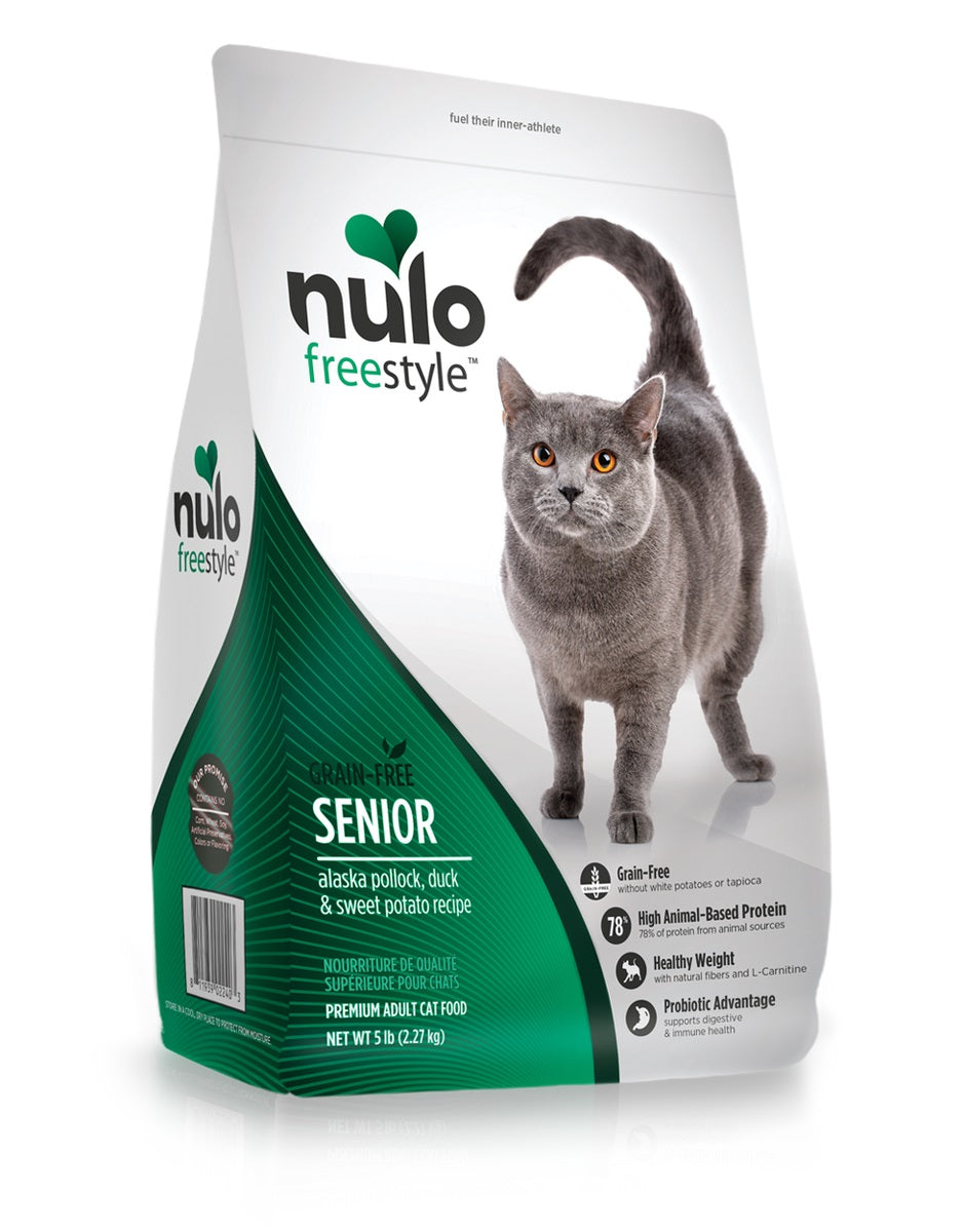 FreeStyle Alaska Pollock, Duck & Sweet Potato recipe Cat Kibble by Nulo