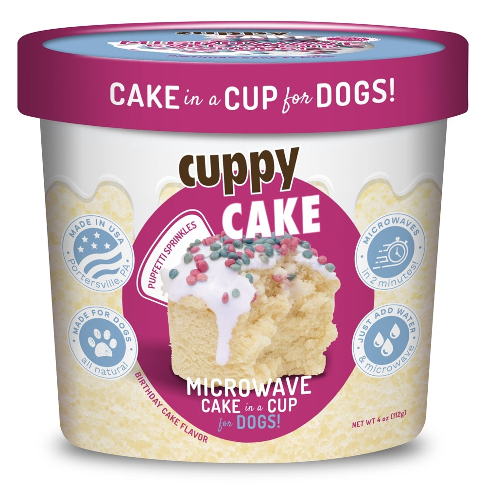 Birthday Cake Flavored with Pupfetti Sprinkles