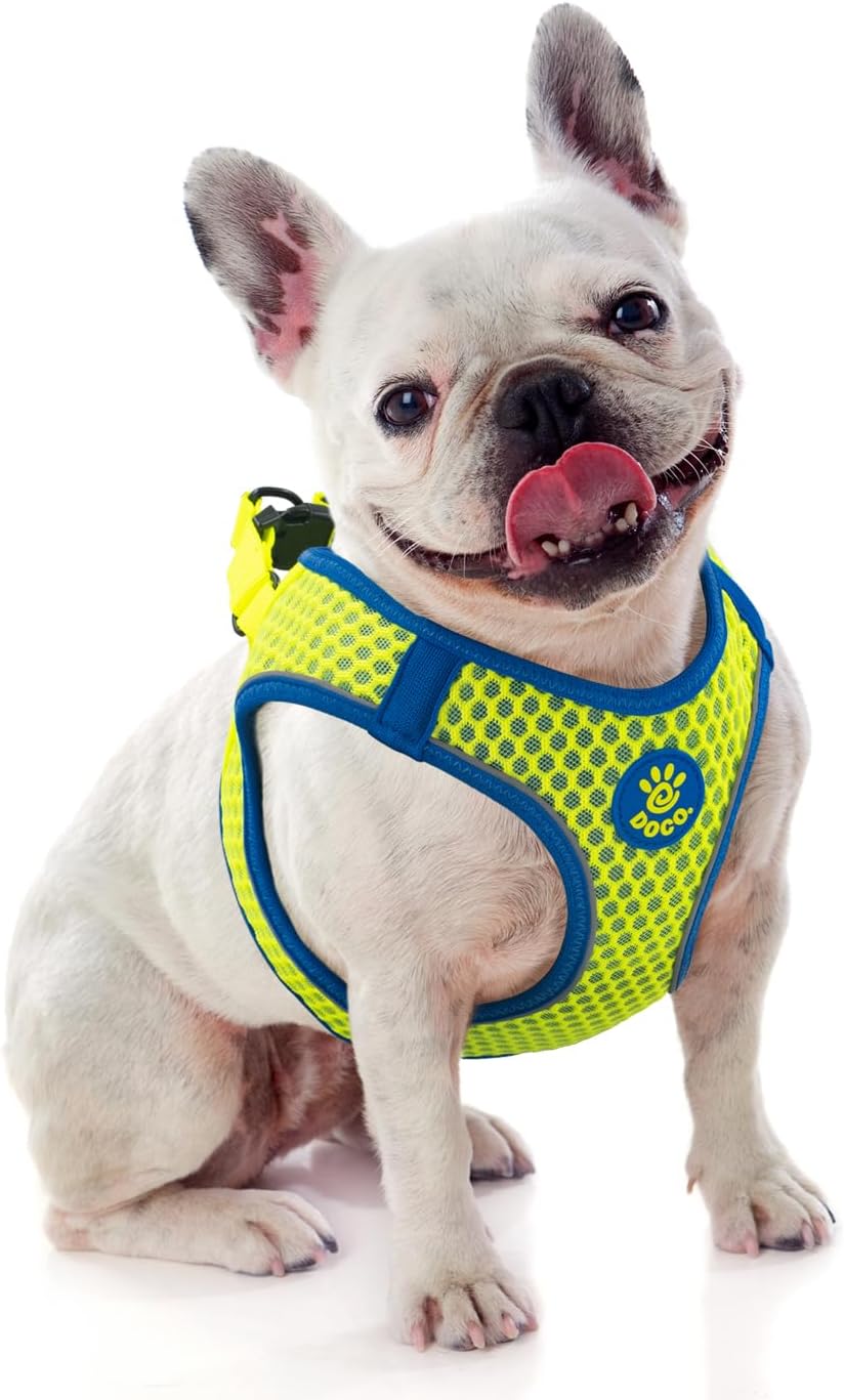 Doco Mesh QUICK FIT Pet Harness, Lime