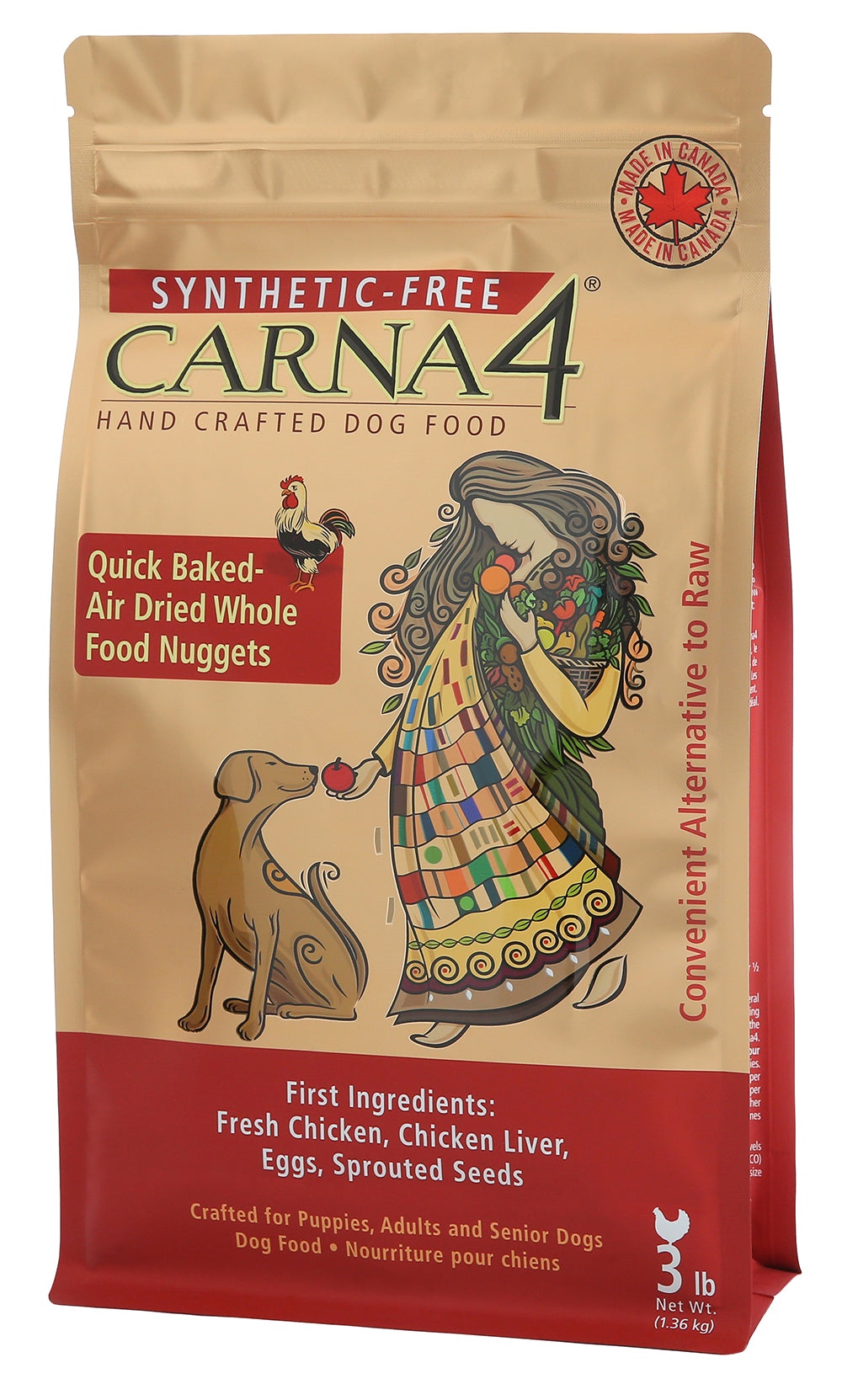 Chicken Dry Dog Food by Carna4