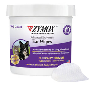 Ear Wipes for Dogs & Cats -Advanced Enzymatic