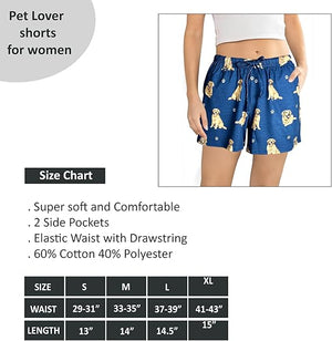 Golden Retriever Pajama Shorts -Soft!