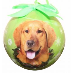 Golden Retriever Christmas Ornament