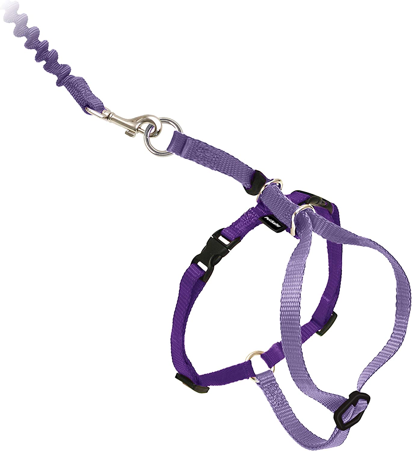 PetSafe Come with Me Kitty Harness and Bungee Leash, Harness for Cats Lilac/Deep Purple