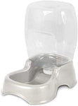 Dog or Cat Pet Cafe Waterer, Pearl Silver