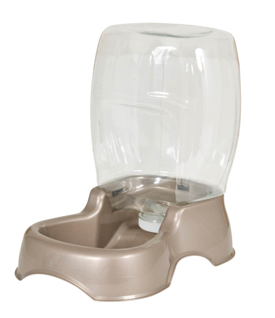 Dog or Cat Pet Cafe Waterer, Pearl Tan