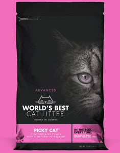 World's Best Picky Cat Unscented Clumping Corn Cat Litter