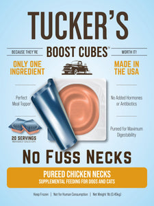 Frozen Pureed Chicken Necks Boost Cubes  (No Shipping)