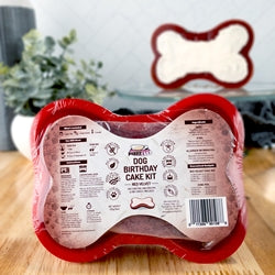 Red Velvet Dog Birthday Cake Kit