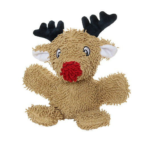 Mighty Micro Ball Medium Reindeer by VIP Tuffy