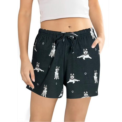 Siberian Husky Pajama Shorts - Unisex