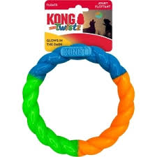 Twistz High-Viz Ring Dog Toy by Kong