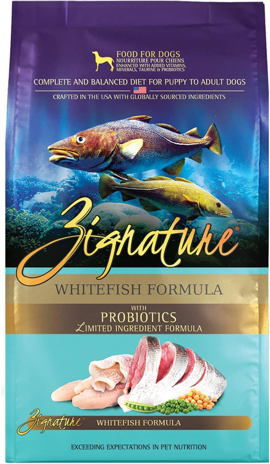 Zignature Whitefish Formula Dog Food - (No shipping)