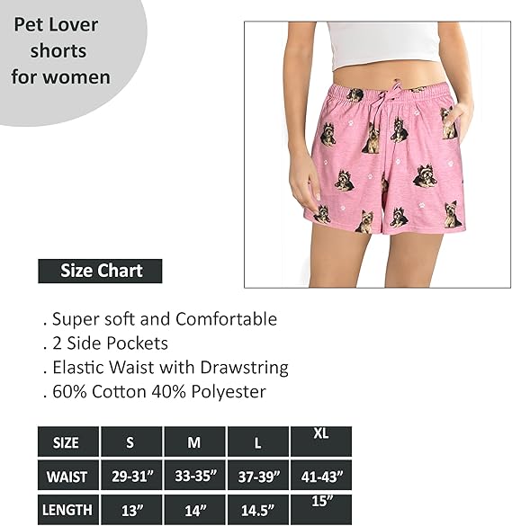 Yorkie Pajama Shorts - Unisex