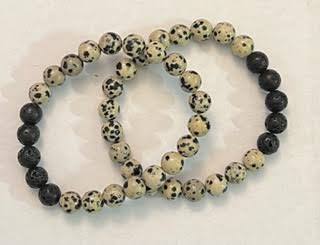 Energy & Lava Bead Bracelets - 8MM