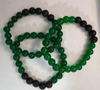 Energy & Lava Bead Bracelets - 8MM