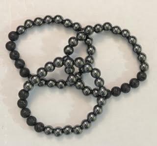 Energy & Lava Bead Bracelets - 8MM