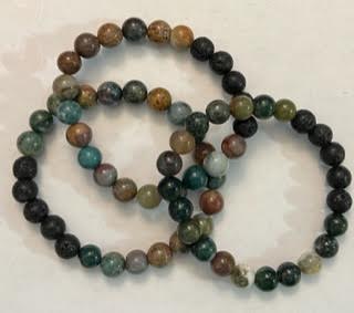 Energy & Lava Bead Bracelets - 8MM