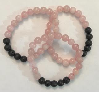 Energy & Lava Bead Bracelets - 8MM