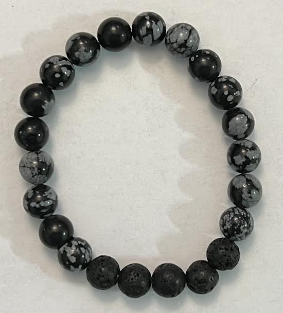 Energy & Lava Bead Bracelets - 8MM