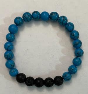 Energy & Lava Bead Bracelets - 8MM