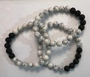 Energy & Lava Bead Bracelets - 8MM