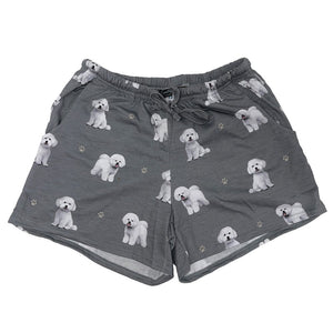 Bichon Frise Pajama Shorts -Soft!