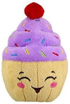 PetSport Tiny Tots Happy Birthday Cupcake Plush Dog Toy with Squeaker