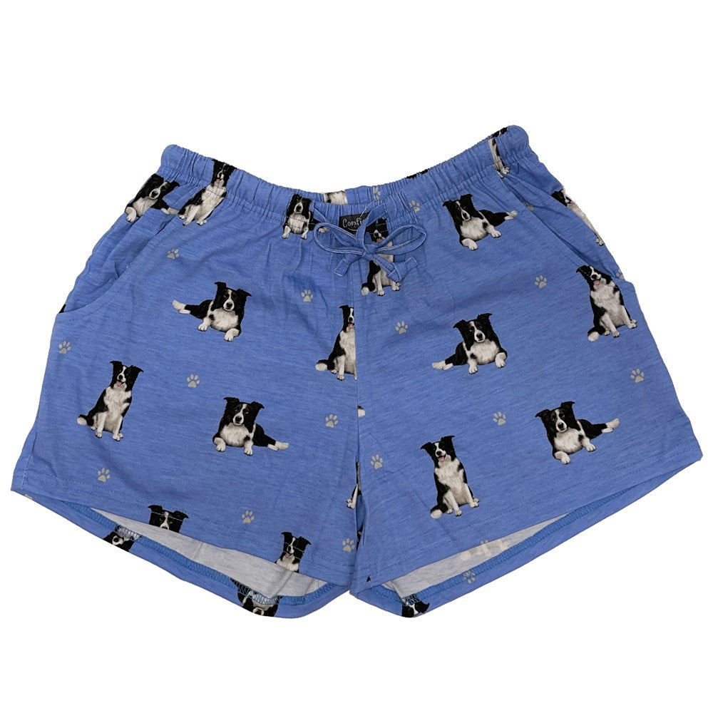 Border Collie Pajama Shorts -Soft!