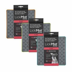 LickiMat Tuff Buddy - For Strong Chewers, Asst Colors