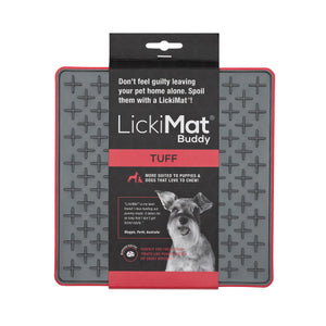 LickiMat Tuff Buddy - For Strong Chewers, Asst Colors