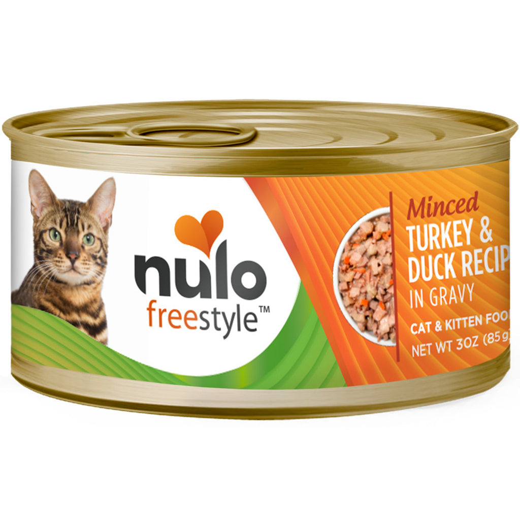 Turkey & Duck FreeStyle Minced Wet Cat Food, 3oz