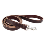 Circle T Latigo Leather Dog Leash