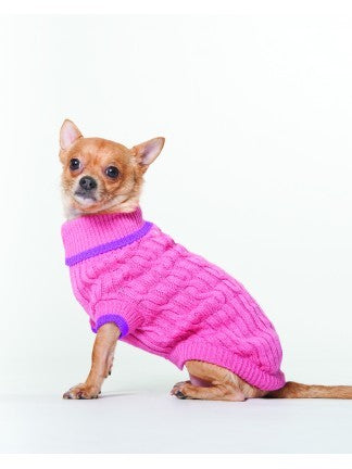 Classic Cable Sweater by Fashion Pet