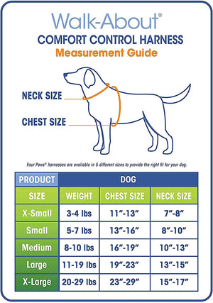 Four Paws® Comfort Control Harness for Dogs - Blue