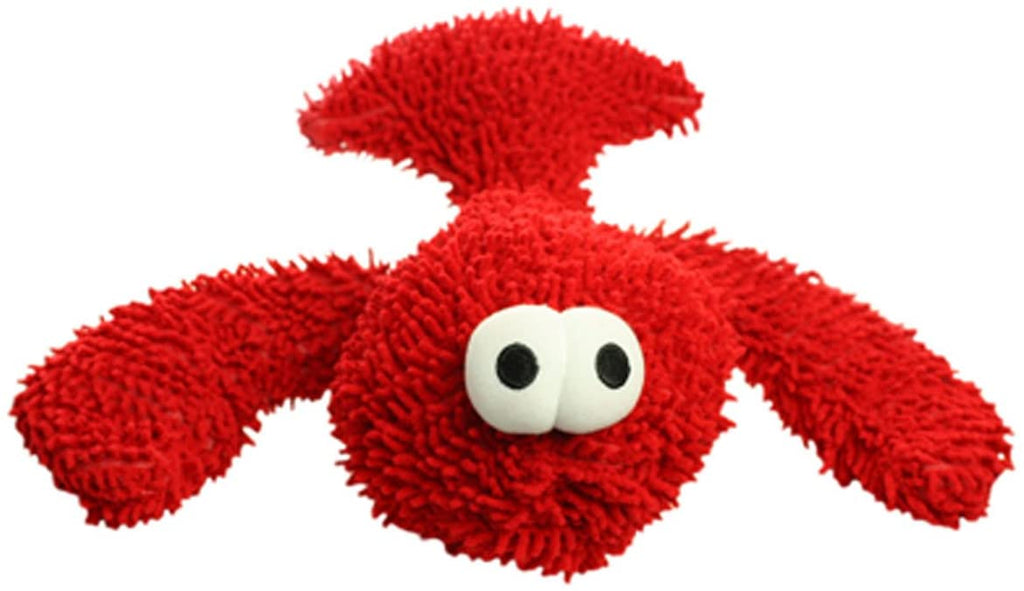 Microfiber Ball Lobster Dog Toy