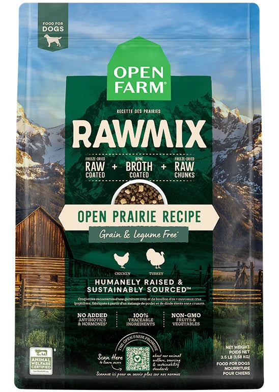 Open Prairie Grain-Free RawMix Dog Food