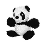 Microfiber Ball Panda Dog Toy