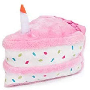 ZippyPaws - Birthday Cake Squeaky Dog Toy