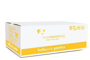 Frozen Raw Pork Dog Food by Smallbatch - No Shipping