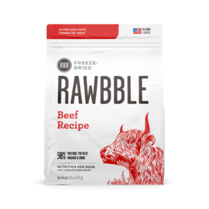 Beef Freeze Dried Dog Food by Bixbi