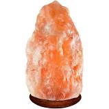 Salt lamp w/Wood Base