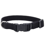 New Earth Soy Adjustable Dog Collar, Onyx