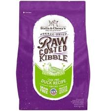 Cage Free Duck Raw Coated Kibble Cat Food by Stella & Chewy's